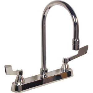 D26C3945 Commercial Wallmount Kitchen Faucet - Chrome