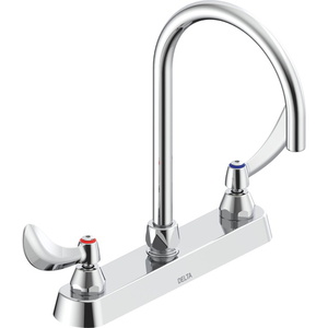 D26C3974 Commercial Wallmount Kitchen Faucet - Chrome