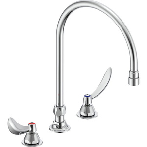 D27C2954R7 Commercial Commercial Wallmount Kitchen Faucet - Chrome