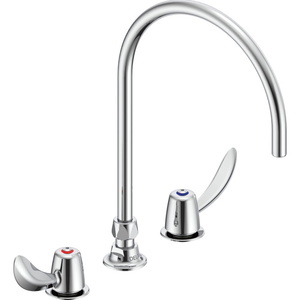 D27C2972R7 Commercial Two-Handle Kitchen Faucet - Chrome