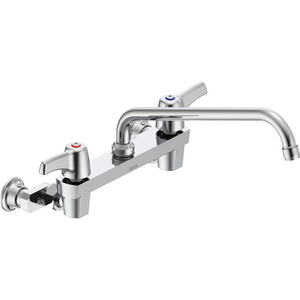 D28C4443AC Teck Commercial Wallmount Kitchen Faucet - Chrome