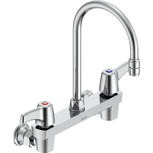 D28C4943 Commercial Wallmount Kitchen Faucet - Chrome