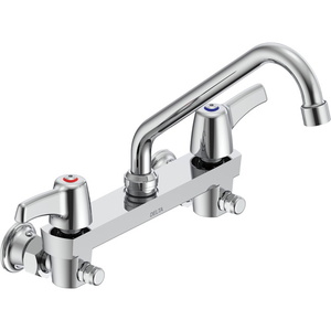 D28C6223 Teck Commercial Wallmount Kitchen Faucet - Chrome