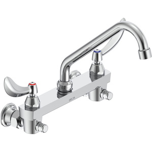 D28C6234 Teck Commercial Wallmount Kitchen Faucet - Chrome