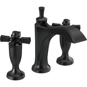 D3557BLMPUDST Dorval 8'' Widespread Bathroom Faucet - Matte Black