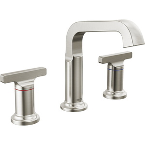 D35587SSPRDST Tetra 8'' Widespread Bathroom Faucet - Lumicoat Stainless