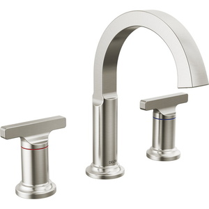 D355887SSPRDST Tetra 8'' Widespread Bathroom Faucet - Lumicoat Stainless