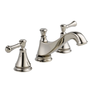 D3595LFPNMPULHP/DH297PN Cassidy 8'' Widespread Bathroom Faucet - Brilliance Polished Nickel