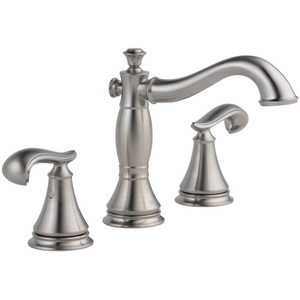 D3597LFSSMPULHP/DH298SS Cassidy 8'' Widespread Bathroom Faucet - Brilliance Stainless D3597LFSSMPULHP/DH298SS Cassidy 8'' Widespread Bathroom Faucet - Brilliance Stainless
