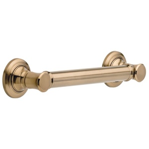 D41612CZ Grab Bar Bathroom Accessory - Brilliance Champagne Bronze D41612CZ Grab Bar Bathroom Accessory - Brilliance Champagne Bronze