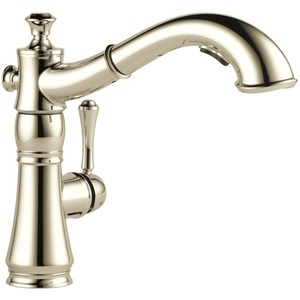 D4197PNDST Cassidy Pull-Out Spray Kitchen Faucet - Brilliance Polished Nickel