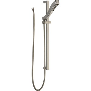 D51552SS Tesla Hand Held Shower - Slide Bar Mount Shower Accessory - Brilliance Stainless