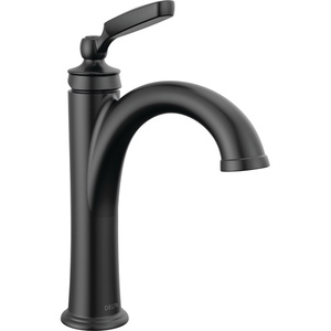 D532BLMPUDST Woodhurst Single Hole Bathroom Faucet - Matte Black