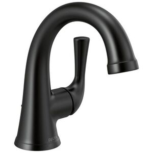 D533LFBLMPU Kayra Single Hole Bathroom Faucet - Matte Black