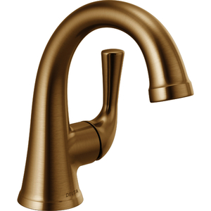 D533LFCZMPU Kayra Single Hole Bathroom Faucet - Champagne Bronze