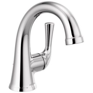 D533LFMPU Kayra Single Hole Bathroom Faucet - Chrome