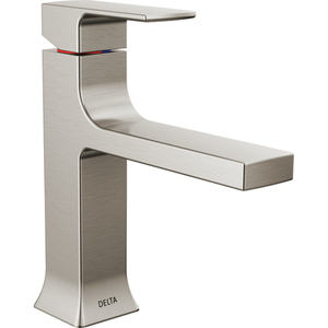 D537SSMPUDST Velum Single Hole Bathroom Faucet - Stainless