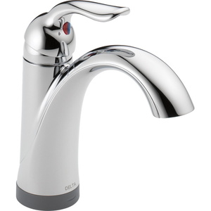 D538TDST Lahara Single Hole Bathroom Faucet - Chrome