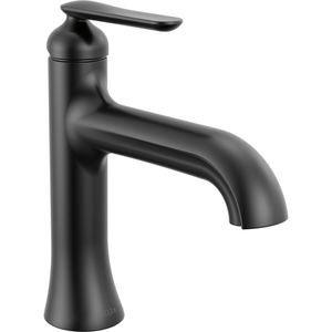 D545BLLPUDST Bonacci Single Hole Bathroom Faucet - Matte Black