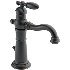 D555LFRB Victorian Single Hole Bathroom Faucet - Venetian Bronze D555LFRB Victorian Single Hole Bathroom Faucet - Venetian Bronze