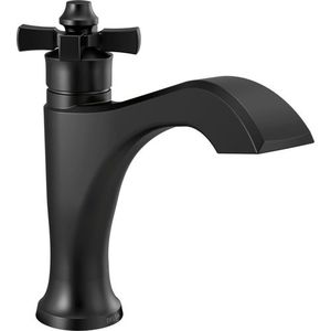 D556BLMPULHPDST/DH562BL Dorval Single Hole Bathroom Faucet - Matte Black