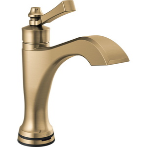 D556TCZDST Dorval Single Hole Bathroom Faucet - Brilliance Champagne Bronze