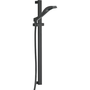 D57051BL Dryden Hand Held Shower - Slide Bar Mount Shower Accessory - Matte Black