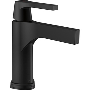 D574TBLDST Zura Single Hole Bathroom Faucet - Matte Black