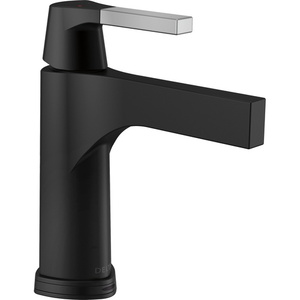 D574TCSDST Zura Single Hole Bathroom Faucet - Matte Black / Chrome D574TCSDST Zura Single Hole Bathroom Faucet - Matte Black / Chrome