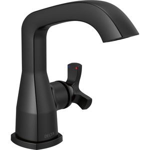 D576BLLPULHPDST/DH551BL Stryke Single Hole Bathroom Faucet - Matte Black