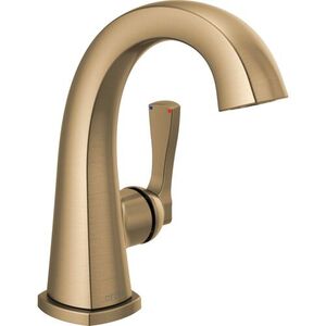 D577CZMPULHPDST/DH550CZ Stryke Single Hole Bathroom Faucet - Brilliance Champagne Bronze D577CZMPULHPDST/DH550CZ Stryke Single Hole Bathroom Faucet - Brilliance Champagne Bronze
