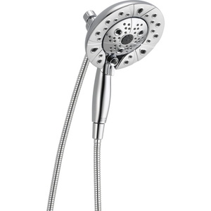 D58480PRPK Universal Showering Hand Held Shower - Shower Arm Mount Shower Accessory - Chrome