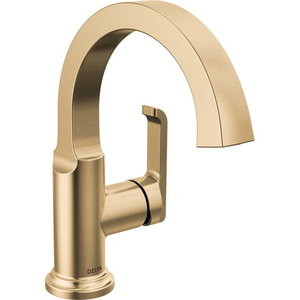 D588SHCZPRDST Tetra Single Hole Bathroom Faucet - Lumicoat Champagne Bronze