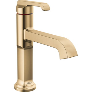 D589CZPRDST Tetra Single Hole Bathroom Faucet - Lumicoat Champagne Bronze