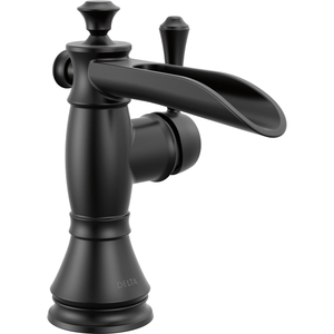 D598LFBLMPU Cassidy Single Hole Bathroom Faucet - Matte Black