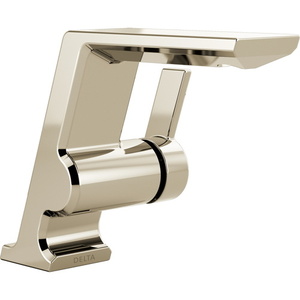 D599PNPRLPUDST Single Hole Bathroom Faucet - Lumicoat Polished Nickel