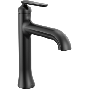 D645BLDST Bonacci Single Hole Bathroom Faucet - Matte Black