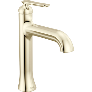 D645PNPRDST Bonacci Single Hole Bathroom Faucet - Lumicoat Polished Nickel