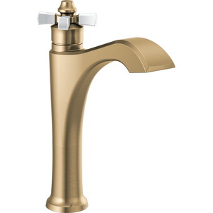D657GSDST Vessel Filler Bathroom Faucet - Bronze / Porcelain D657GSDST Vessel Filler Bathroom Faucet - Bronze / Porcelain