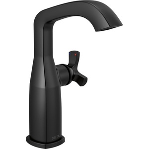 D676BLLHPDST/DH551BL Stryke Single Hole Bathroom Faucet - Matte Black