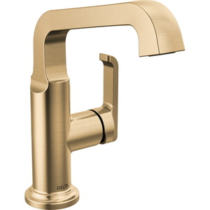 D689CZPRDST Tetra Vessel Filler Bathroom Faucet - Lumicoat Champagne Bronze