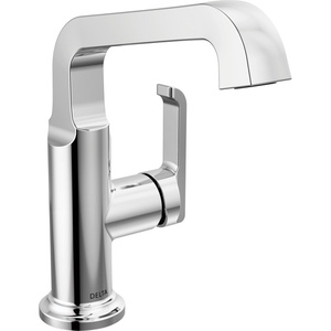 D689PRDST Tetra Vessel Filler Bathroom Faucet - Lumicoat Chrome