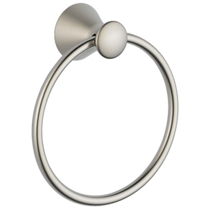 D73846SS Lahara Towel Ring Bathroom Accessory - Brilliance Stainless