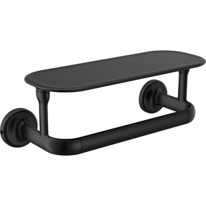 D74508BL Bonacci Towel Bar Bathroom Accessory - Matte Black