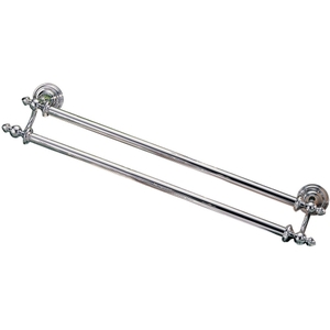 D75224 Victorian Towel Bar Bathroom Accessory - Chrome