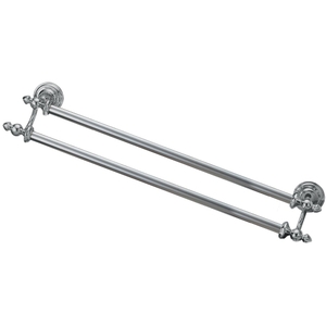 D75224SS Victorian Towel Bar Bathroom Accessory - Brilliance Stainless