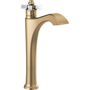 D757GSDST Vessel Filler Bathroom Faucet - Bronze / Porcelain D757GSDST Vessel Filler Bathroom Faucet - Bronze / Porcelain