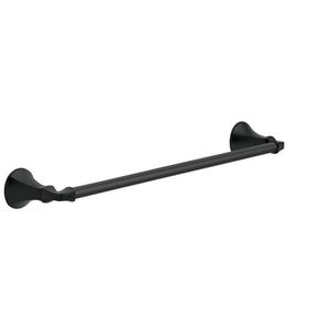 D76418BL Ashlyn Towel Bar Bathroom Accessory - Matte Black