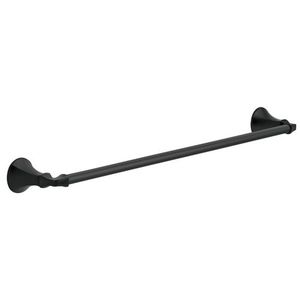 D76424BL Ashlyn Towel Bar Bathroom Accessory - Matte Black