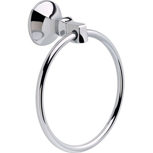 D76446 Ashlyn Towel Ring Bathroom Accessory - Chrome